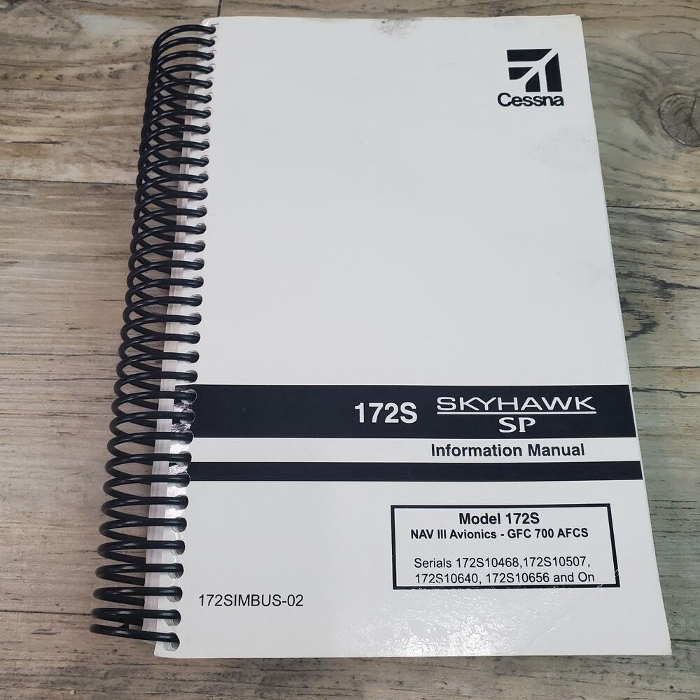 Cessna 172S Skyhawk SP Information Manual NAV III GFC700 AFCS 172SIMBUS-02